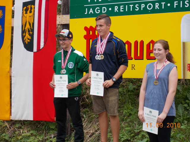 Silbermedaille für Newcomer Julian Krapfl | Foto: Walter Zitz