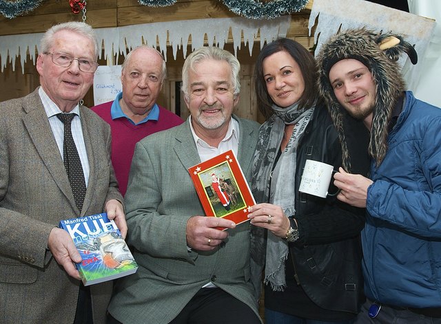 Belesen: Helmut Mayer, Wilhelm Hafner, Manfred Tisal, Michaela Ibounig und Stefan Schneeweiss | Foto: KK