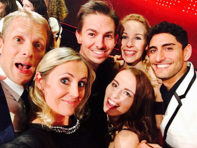 ury-Mitglied Pocher, Arno Koch, Anika Bollmann und Pablo Grande (hi. v. l.). Sommerer und Regina Haring (vo. v. l.). | Foto: Ladies and Gentleman