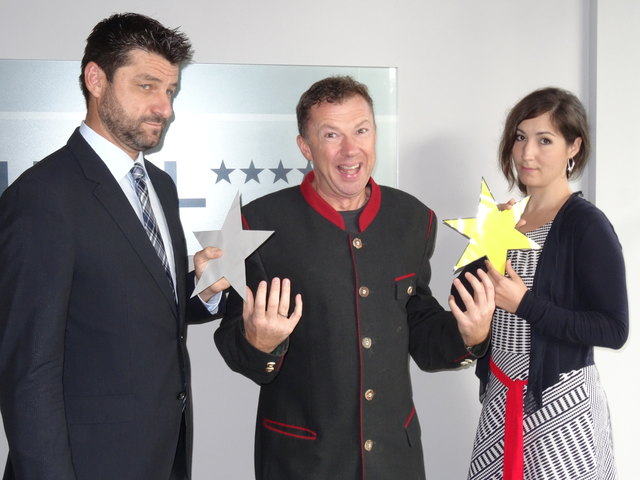 Von links: Bernhard Mühlbachler, Mario Sacher, Viktoria Aumayr.