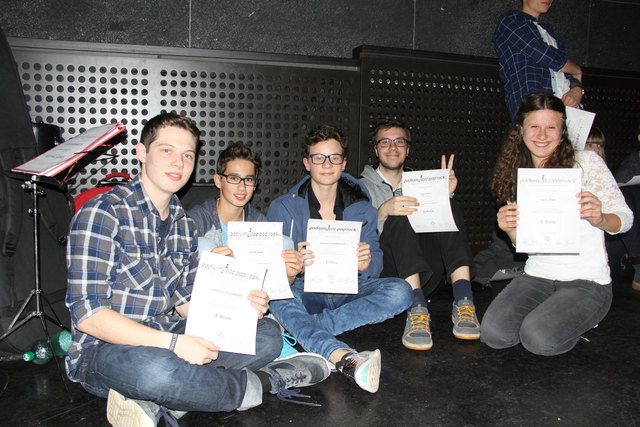 Die Band Groove Tuners (Musikschule Bad Vöslau – Lucia Böck, Clemens Scheibenreif, Elias Stöhr, Johannes Flachberger, Jacob Sauer, Lukas Schinner, Paul Sohm, Gal Peric) gewann in der Kategorie Jazz & Contemporary Music einen zweiten Preis
