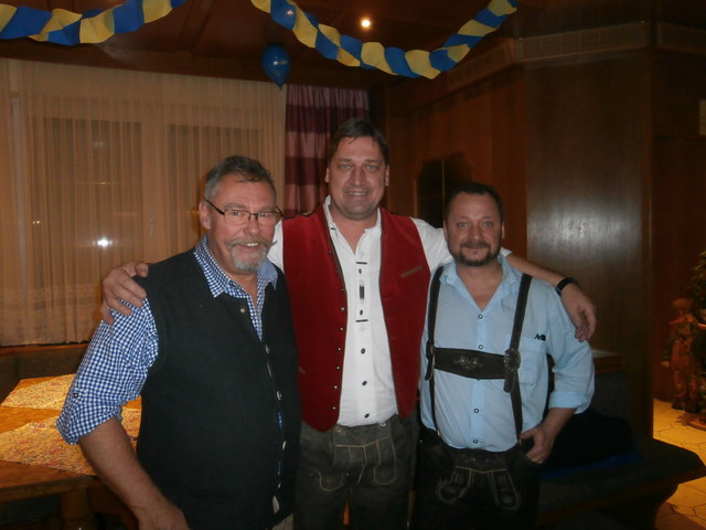 (v.l.n.r.) Ortsparteiobmann GR Heimo Borbely, Bürgermeister Harry Richter und Ortsparteiobmann Stv. Andreas Feichtinger;