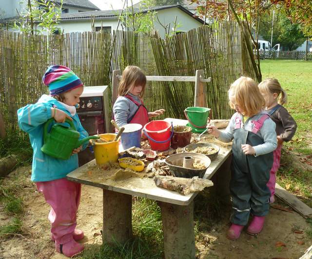 Die Kinder der Waldorfgruppe in Walding können täglich und bei jedem Wetter die Natur erleben. | Foto: Waldorf Kindergruppe Walding