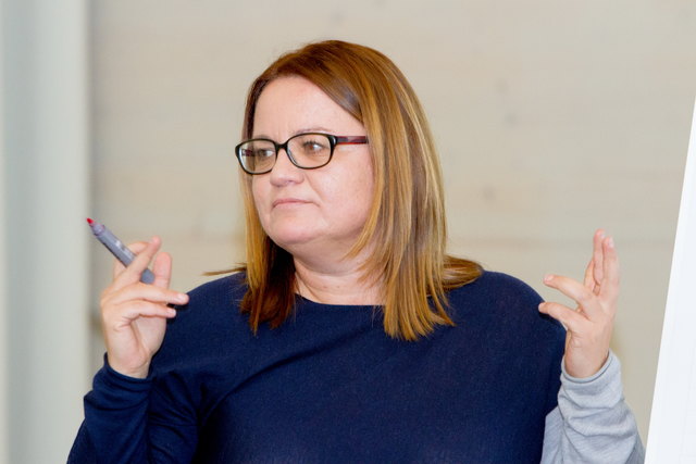 Referentin DDr. Kathia Nocker, St. Ulrich Mittelschule Südtirol | Foto: BERIS - foto & video