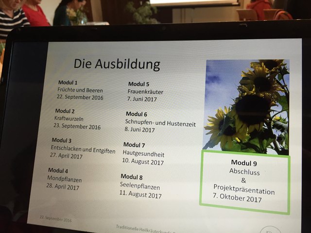 Module der laufenden Ausbildung