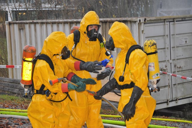 178 Mann der Feuerwehr beteiligten sich an der KHD Übung