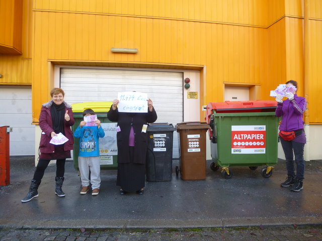 Natürlich machen auch die Kinder mit