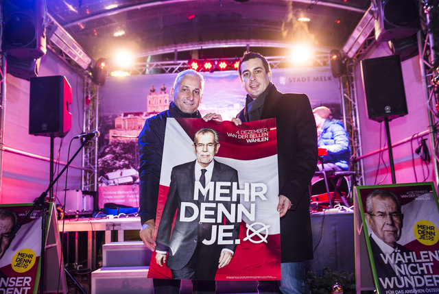 Rot-Grüne Einigkeit für Van der Bellen!