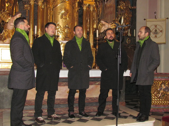 Das Kärntner Löwen Quintett erfüllte die Wieser Pfarrkirche mit Adventliedern aus Kärnten