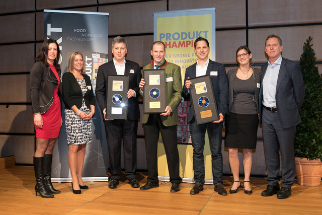 Sieg für Vulcano: Franz Habel (M.) wurde in Wien mit der Goldmedaille ausgezeichnet. | Foto: KK