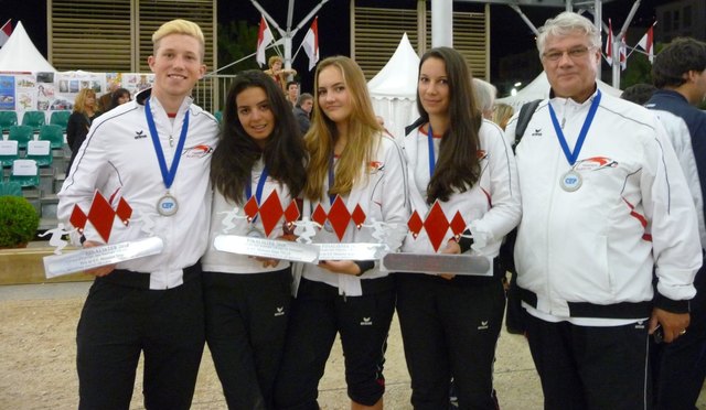 Isabella und Gerald Schimak führen die österr. Junioren-Nationalmannschaft zu EM-Silber im Nationencup.