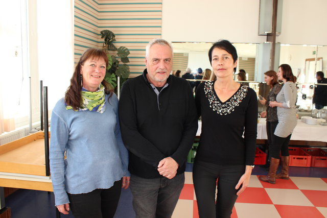 Obmann Kurt Senekovic mit den Ansprechpartnerinnen in Murau: Grete Zechner (l.) und Andrea Pirker.