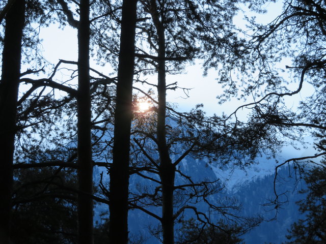 Endlich ein erstes Aufblitzen von Sonne