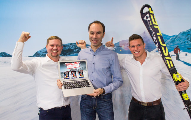 Markus Steinbrugger, Herwig Probst und Stefan Winter freuen sich über Erfolg der Crowdfunding-Kampagne