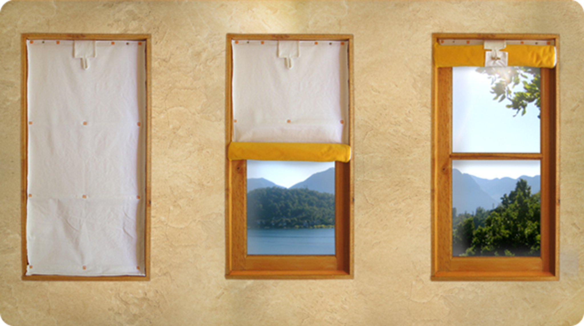 Der Kume Vorhang: Energie sparen mit einem isolierten Fenster Vorhang