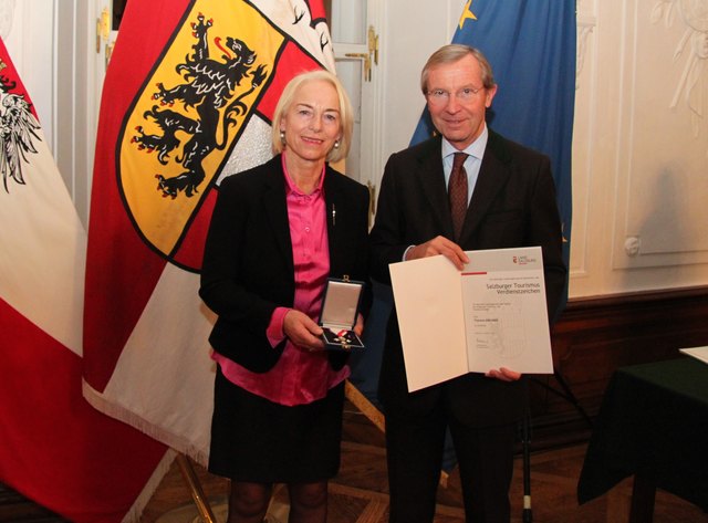 Theresia Kirchner, LH Dr. Wilfried Haslauer