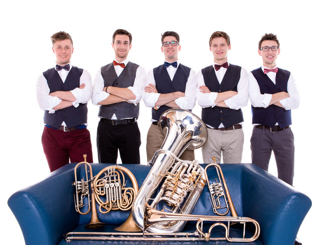 Das BlechReiz Brass Quintett ist bei Universal unter BlechReizPop unter Vertrag | Foto: BlechReiz