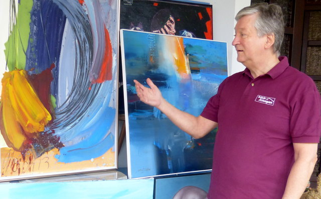 Peter Krasser und der Verein "Schule Äthiopien" sammeln mit Kunstauktionen Spenden für Bildungseinrichtungen in Afrika