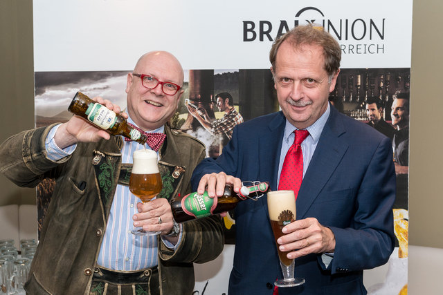 Conrad Seidl und Markus Liebl (v. l.) | Foto: Brau Union Österreich/Vogus