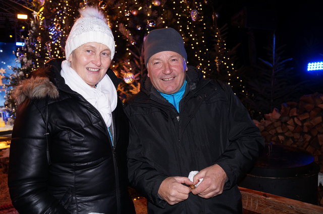 Marianne und Hias sind aus BIschofshofen nach Flachau gekommen.