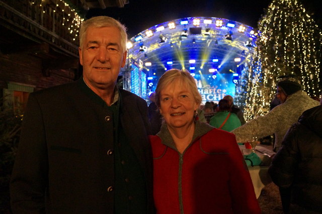 Christl Steiger und Max Reichelt genossen die vielen musikalischen Höhepunkte.