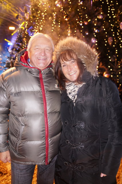 Josef und Monika aus Linz waren besonders froh, gelegentlich "Wahl-Flachauer" zu sein.