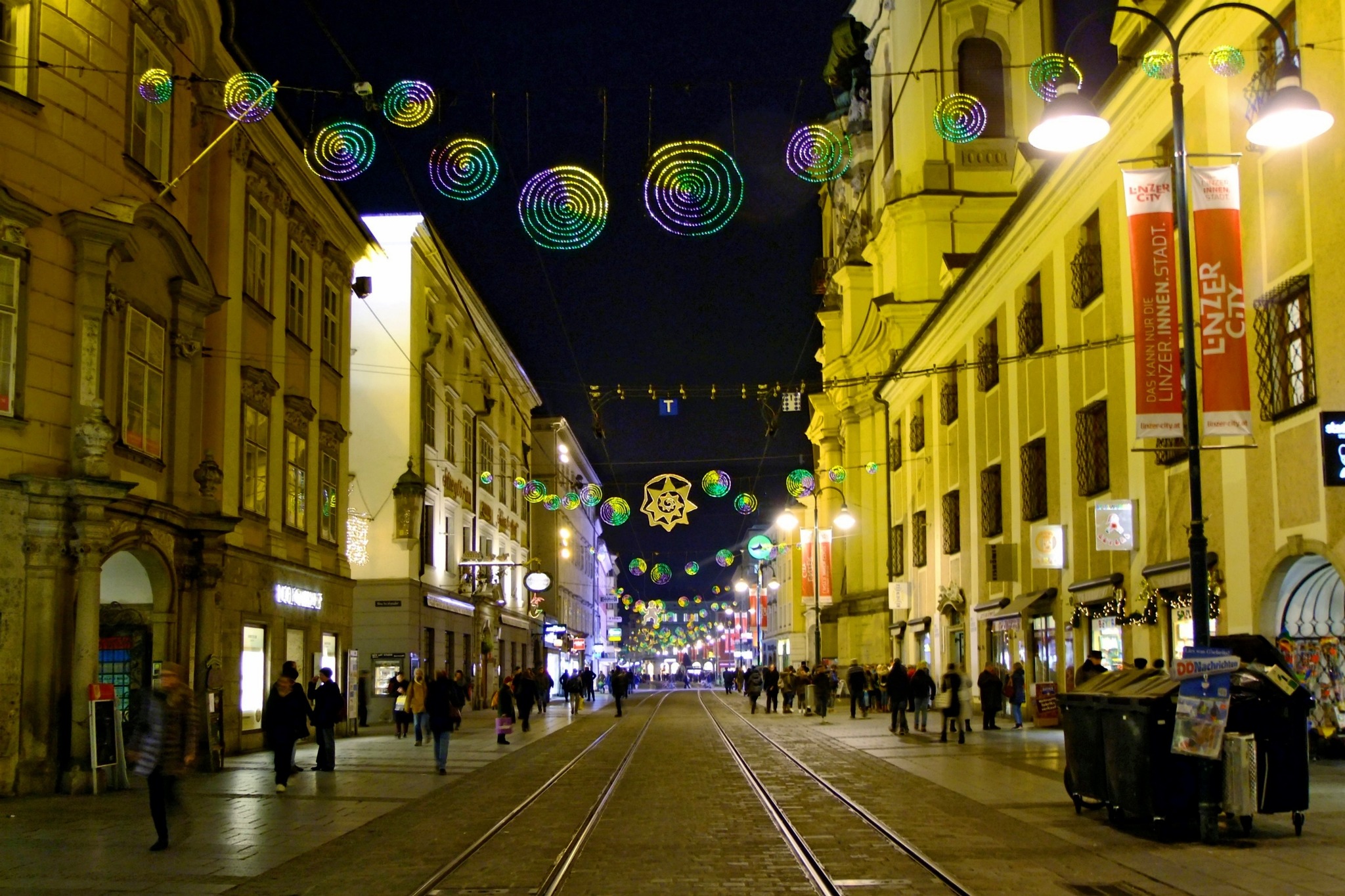 Linz Innerstadt Weihnachtliche Innenstadt - Linz