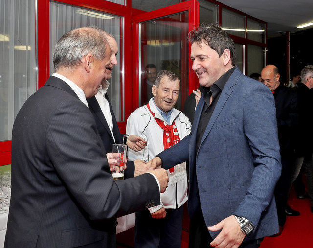 Erwin Fuchs und Abdulah Ibrakovic. Photo: GEPA pictures/ Hans Oberlaender