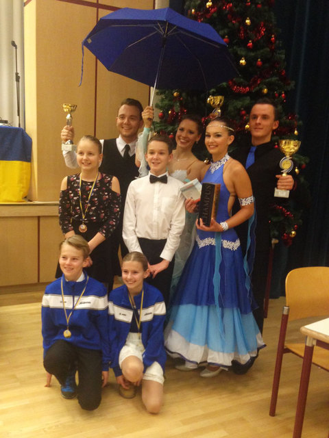 Das erfolgreiche Team des Tanzsportclubs HIB Saalfelden