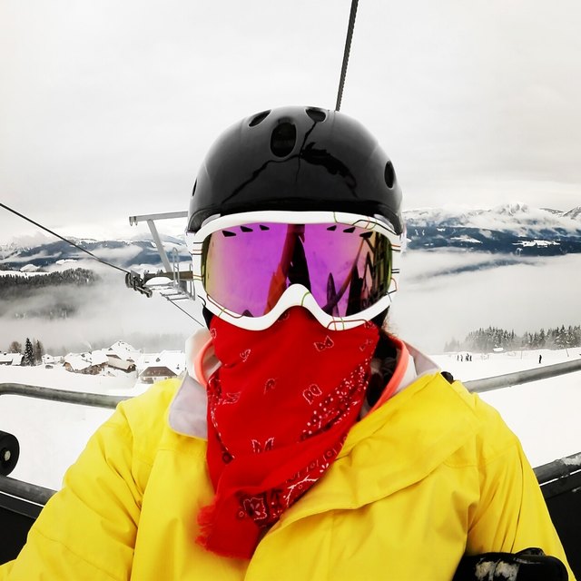 Banditenfoto am eisigen Berg!