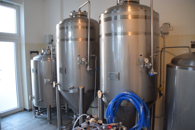 Zur Brauerei wurde der frühere Stadel des elterlichen Bauernhauses umgebaut.