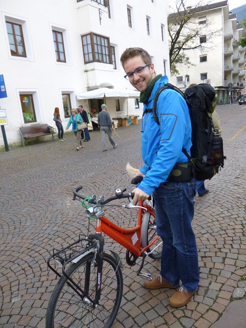 Der neue Klubobmann Kilian Stark ist leidenschaftlicher Radfahrer und seit drei Jahren bei den Grünen Penzing politisch aktiv. | Foto: Privat, Stark