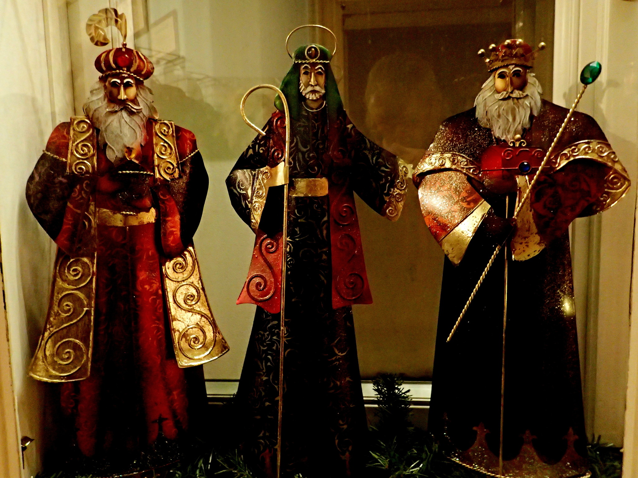 Hl. Drei Könige, Ankleidefiguren 120 cm Kirchenbedarf