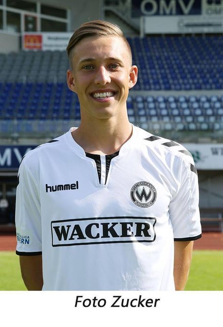 Der Greiner Philipp Offenthaler, kickt bei Wacker Burghausen | Foto: Foto Zucker