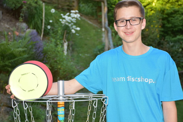 Discgolfer Robin Binder | Foto: Zinterhof