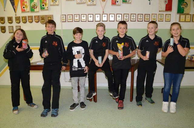 9. Kathrin Arnold, 8. Sebastian Arnold, 7. David Runggatscher, 2. Samuel Isser, 1. Matteo Wirtenberger, 4. Lukas Wirtenberger, 6. Julia Biechl; (nicht im Bild: 3.Annalena Slamik und 5. Max Slamik)