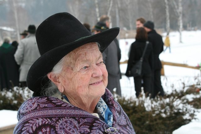 Berta Neumaier im Alter von 89 Jahren. | Foto: Walter Reifmüller
