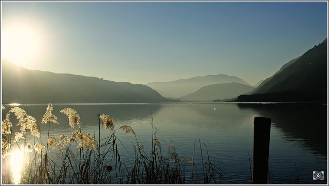 Blick von Ossiach gegen SW