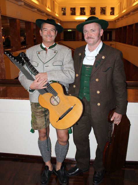 Das Duo Toni Hornsteiner und Christof Kriner