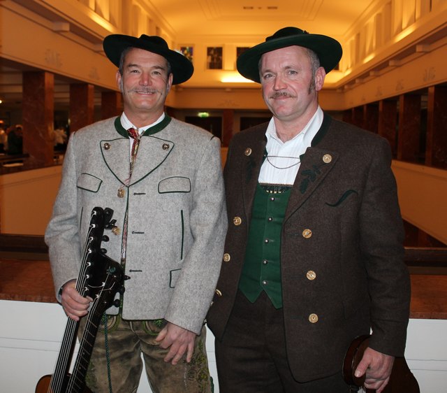 Das Duo Toni Hornsteiner und Christof Kriner