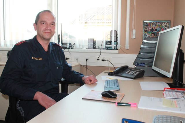 Für Polizist Robert Rabitsch gehören Feiertagsdienste zum Alltag