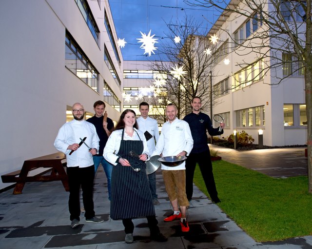 Das Innviertler Hauben-Quintett kocht eine kulinarische Symponie in fünf Sätzen. | Foto: Fill Gurten