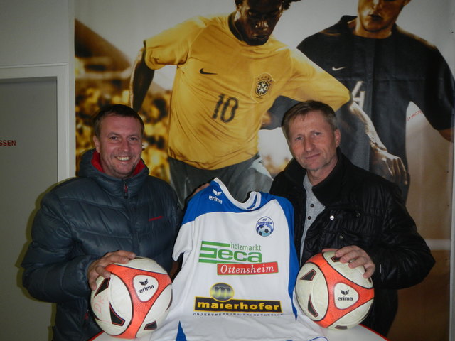 Voller Zuversicht gehen Trainer Roland Buchegger (li.) und der neue sportliche Leiter Gerhard Klein in die Frühjahrssaison.