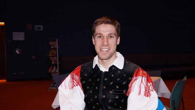 Foto: Sašo Avsenik hält die Tradition der Oberkrainer-Musik hoch.