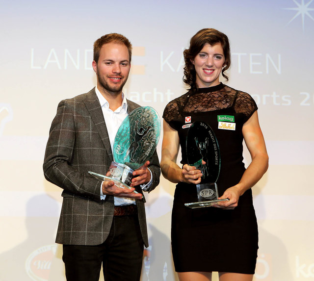 Die beiden Sieger: Albin Ouschan und Magdalena Lobnig | Foto: Kuess