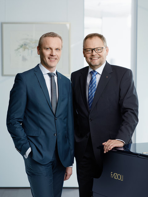Das Führungsduo Othmar Nagl (l.) und Josef Stockinger (r.) leitet die Oberösterreichische Versicherung. | Foto: OÖ Versicherung