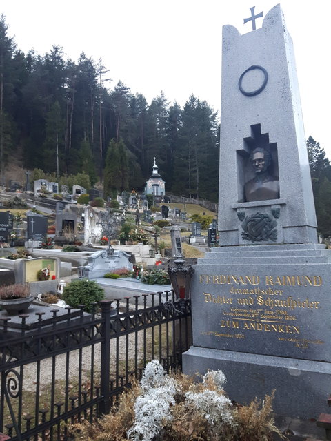 Grab des Schriftstellers Ferdinand Raimund in Gutenstein