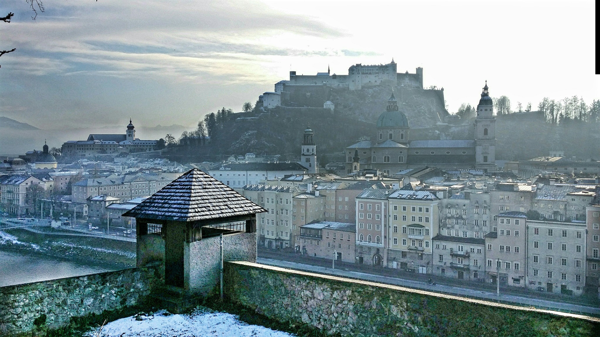 Von den Wehrtürmen am Kapuzinerberg hat man eine wunderschöne Aussicht