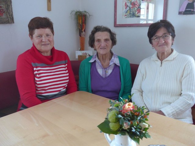 Margarete Madlmayr, Katharina Danninger, Berta Mayr