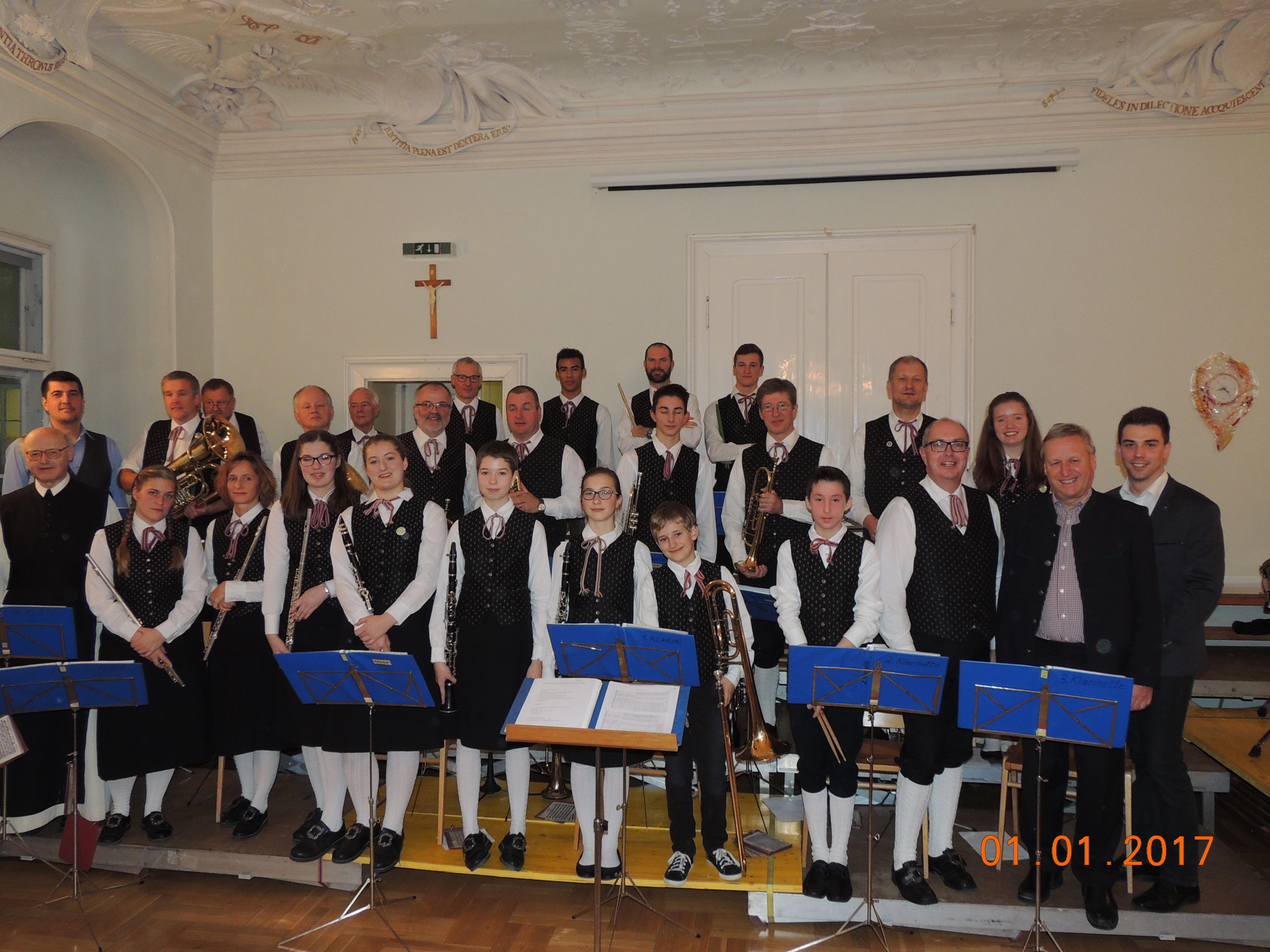 Neujahrskonzert der Stadtkapelle im Stift Lilienfeld begeisterte das